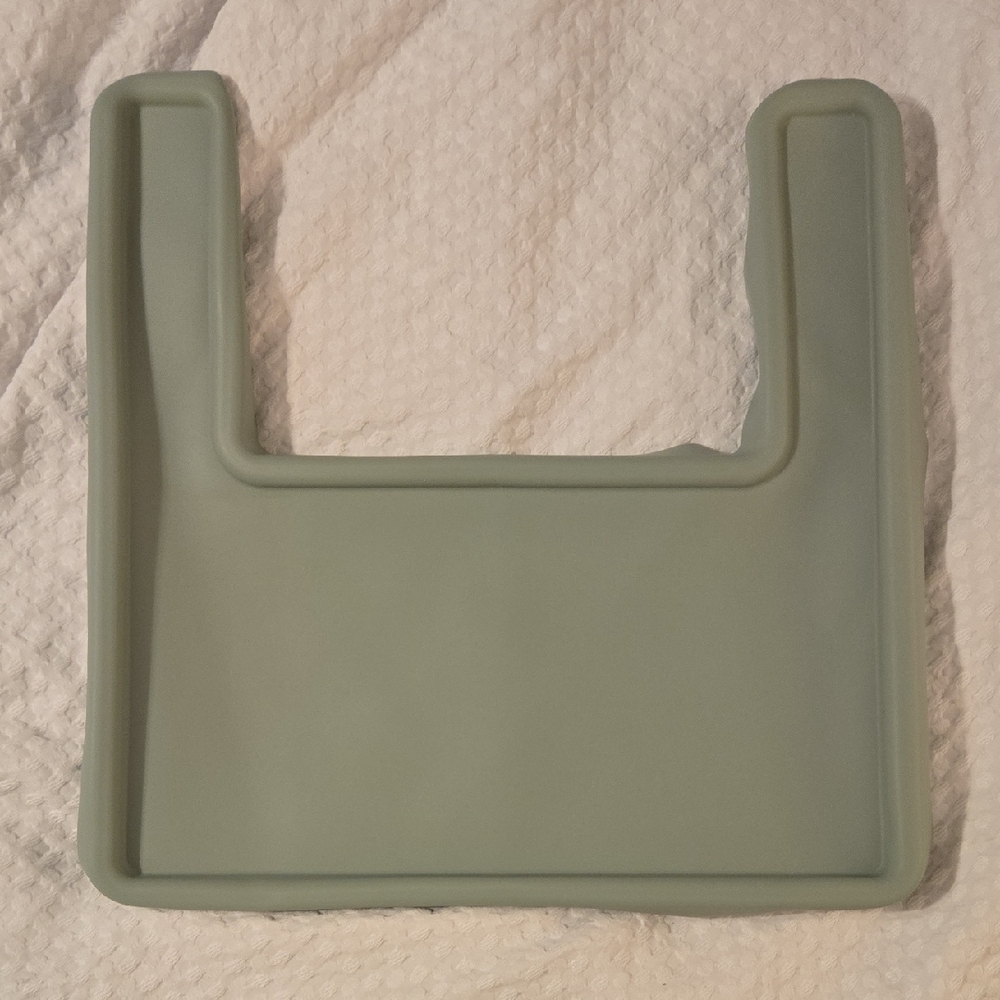 Sage Green Silicone Tray Cover For Ikea Antilop High Chair